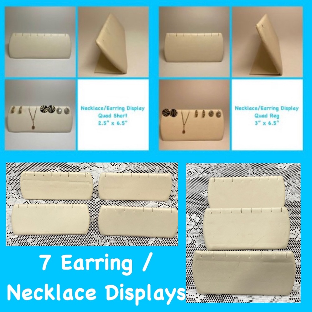 Set (7) Necklace/Earring Displays
